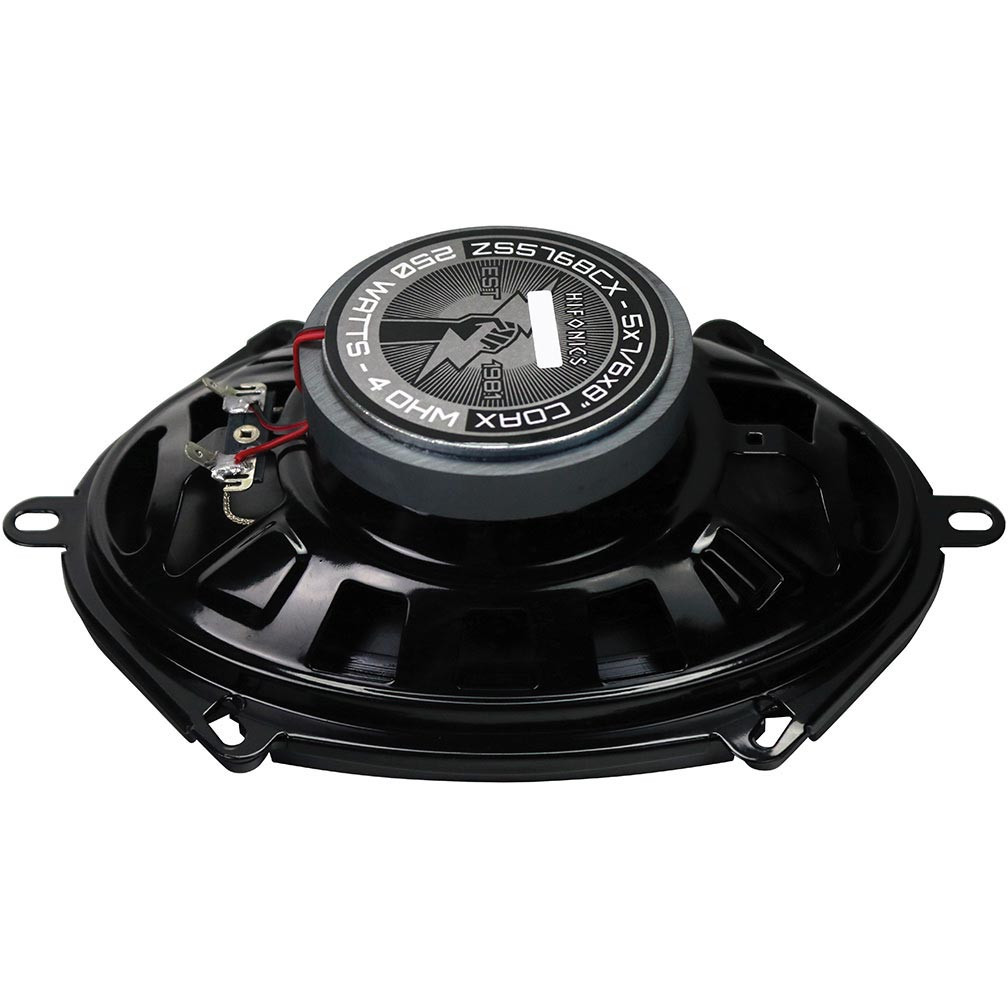 Hifonics Zeus ZS5768CX | 5x7 / 6x8 Inch 250W 4 Ohm 2-Way Coaxial