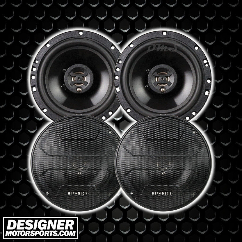 Hifonics Zeus ZS653 | 6.5 Inch 300W 4 Ohm 3-Way Coaxial Speakers