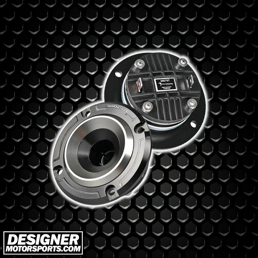 Diamond Audio M075T | 1 Inch 100W 4 Ohm Compression Horn Tweeters