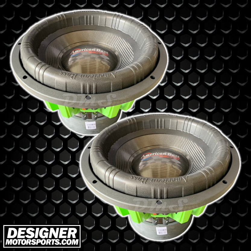 American Bass GODZILLA 15 Inch 12,000W DVC 2 Ohm Subwoofers