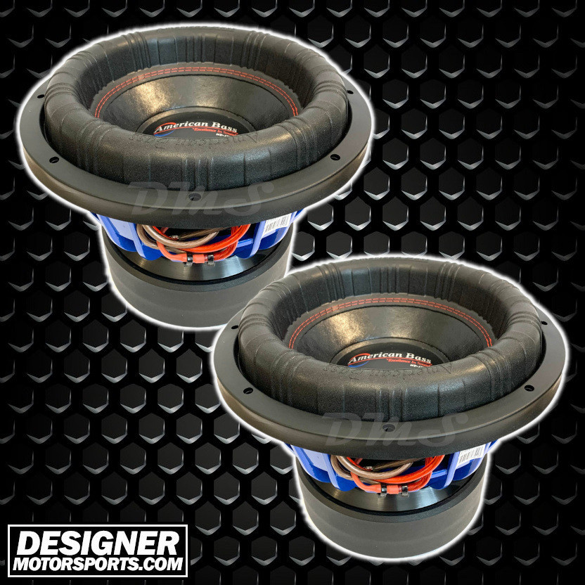 American Bass HD 12 Inch 4000W DVC 1 Ohm Subwoofers | HD12D1V3 (Pair)
