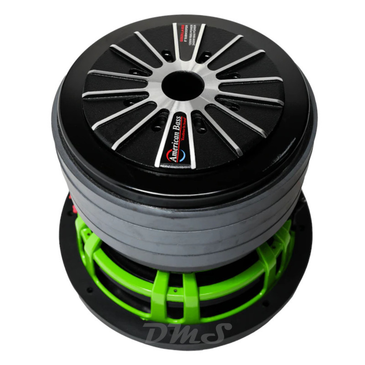 American Bass GODZILLA 8 Inch 2400W DVC 2 Ohm Subwoofer | GODZILLA8D2