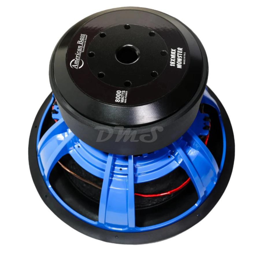 American Bass XMAXXX Monster 18 Inch 8000W DVC 1 Ohm Subwoofer
