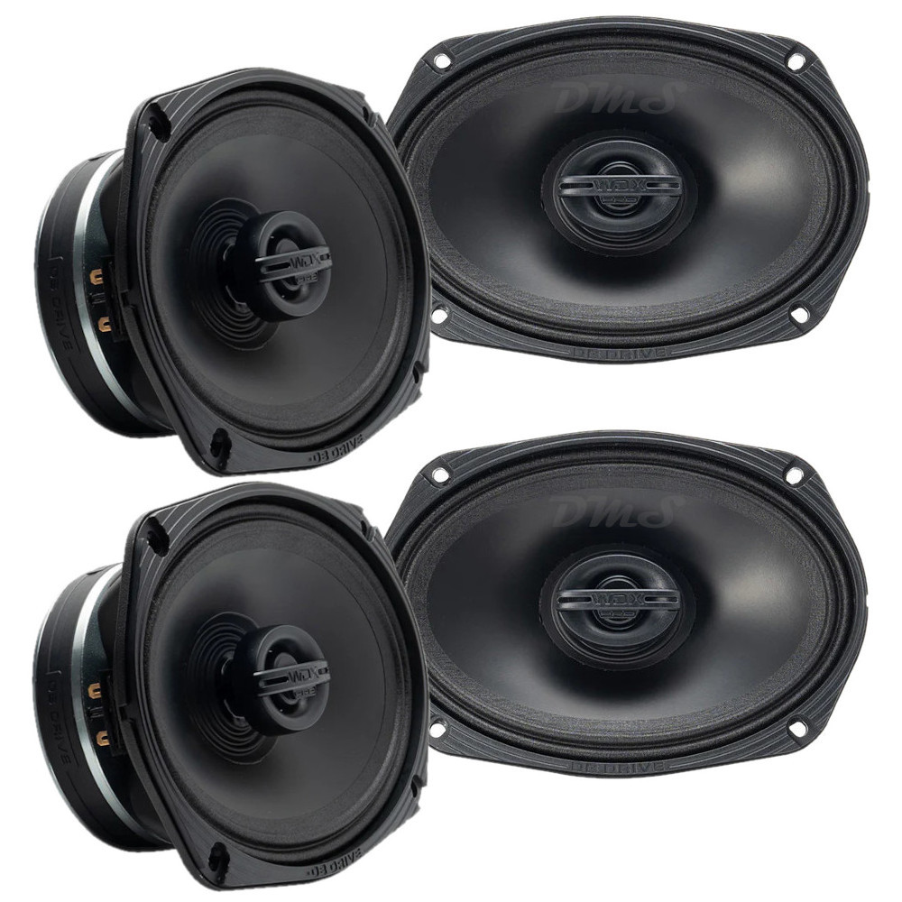 DB Drive WDX Pro Series 6x9 Inch 500W 4 Ohm 2-Way Coaxial Speakers