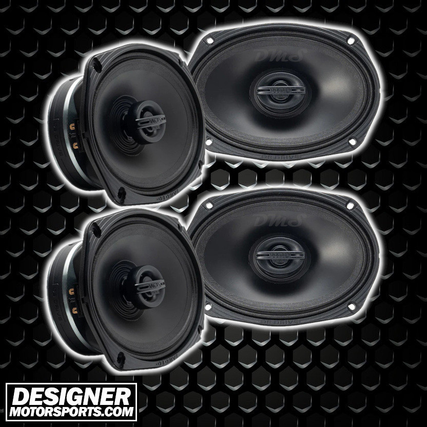DB Drive WDX Pro Series 6x9 Inch 500W 4 Ohm 2-Way Coaxial Speakers