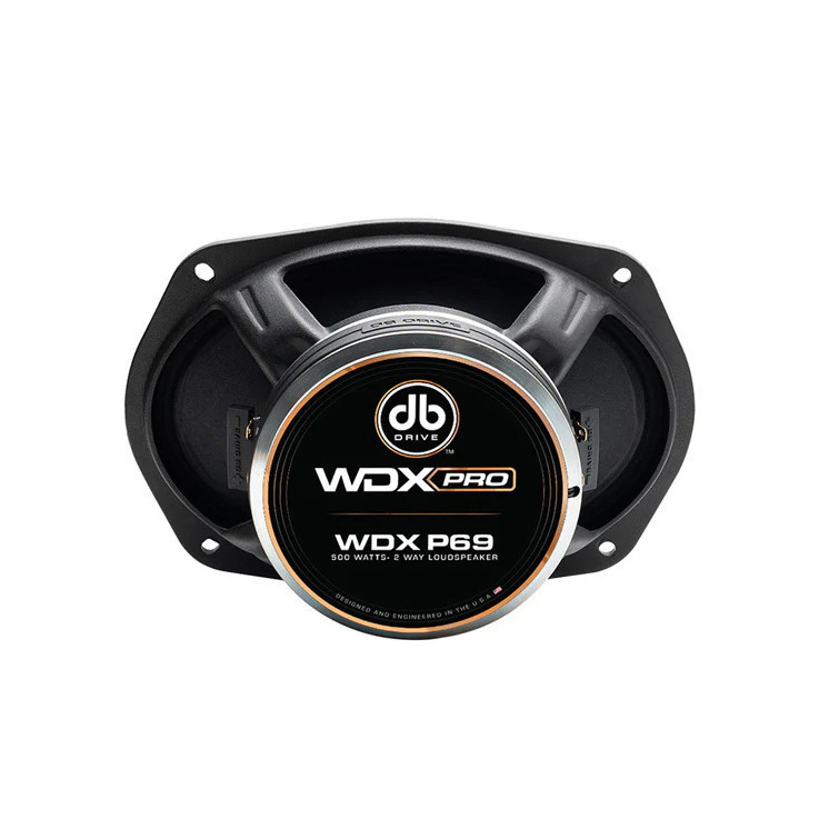 DB Drive WDX Pro Series 6x9 Inch 500W 4 Ohm 2-Way Coaxial Speakers