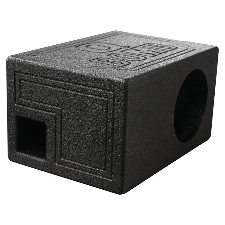 QBomb QBOMB8VLSINGLE | 8 Inch Turbo-Ported Vented Subwoofer Box