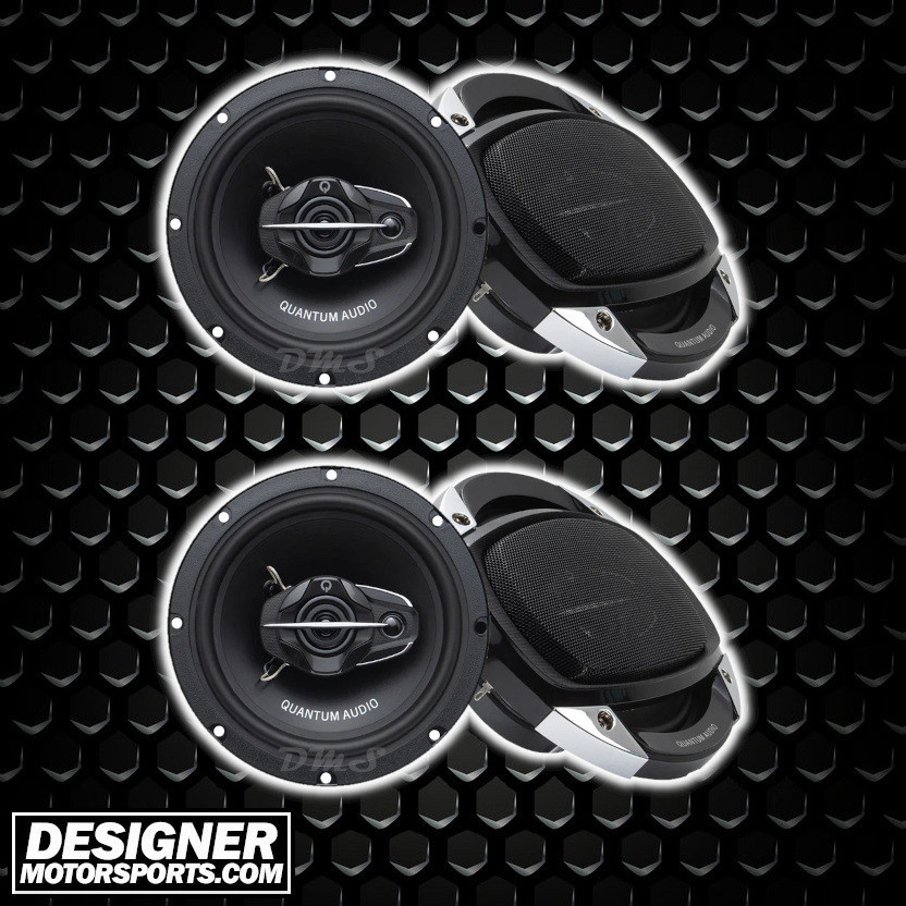Quantum Audio QRS65 | 6.5 Inch 180W 4 Ohm 3-Way Coaxial Speakers