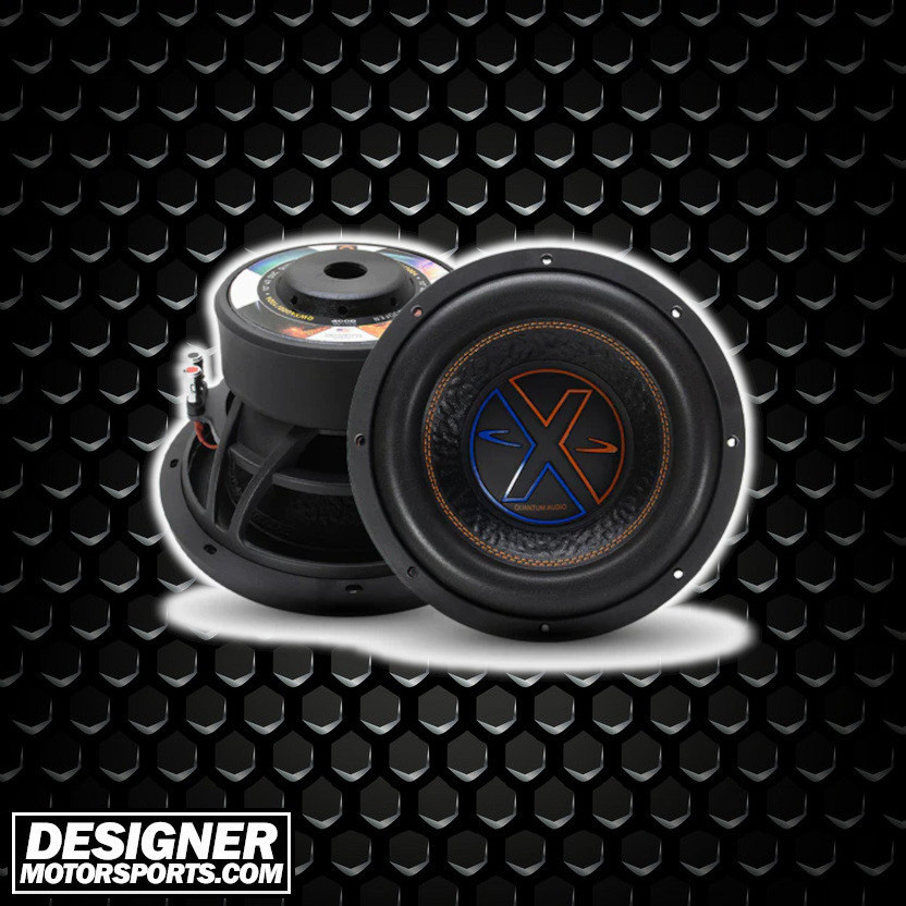 Quantum Audio QWX 10 Inch 4000W Max DVC 4 Ohm Subwoofer | QWX4000/10D4