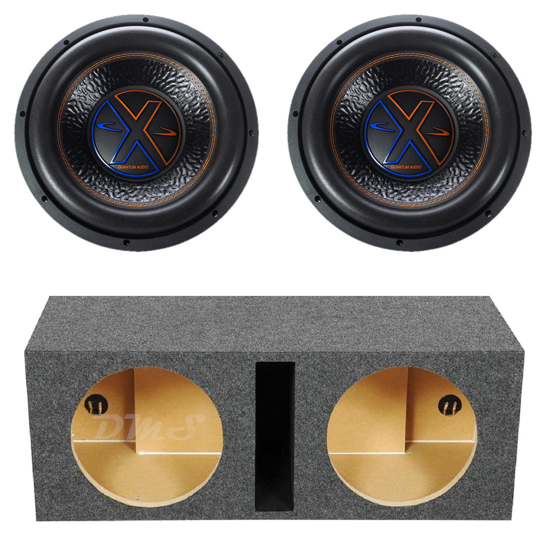 Quantum Audio QWX 12 Inch Package | Dual 4000W Max D4 Ohm