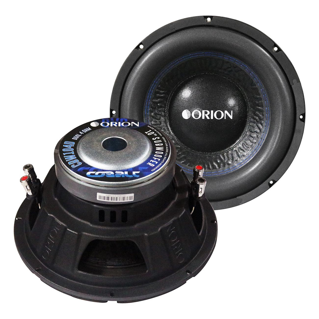 Orion Cobalt 10 Inch 1200W Max DVC 4 Ohm Subwoofer | CBW104D