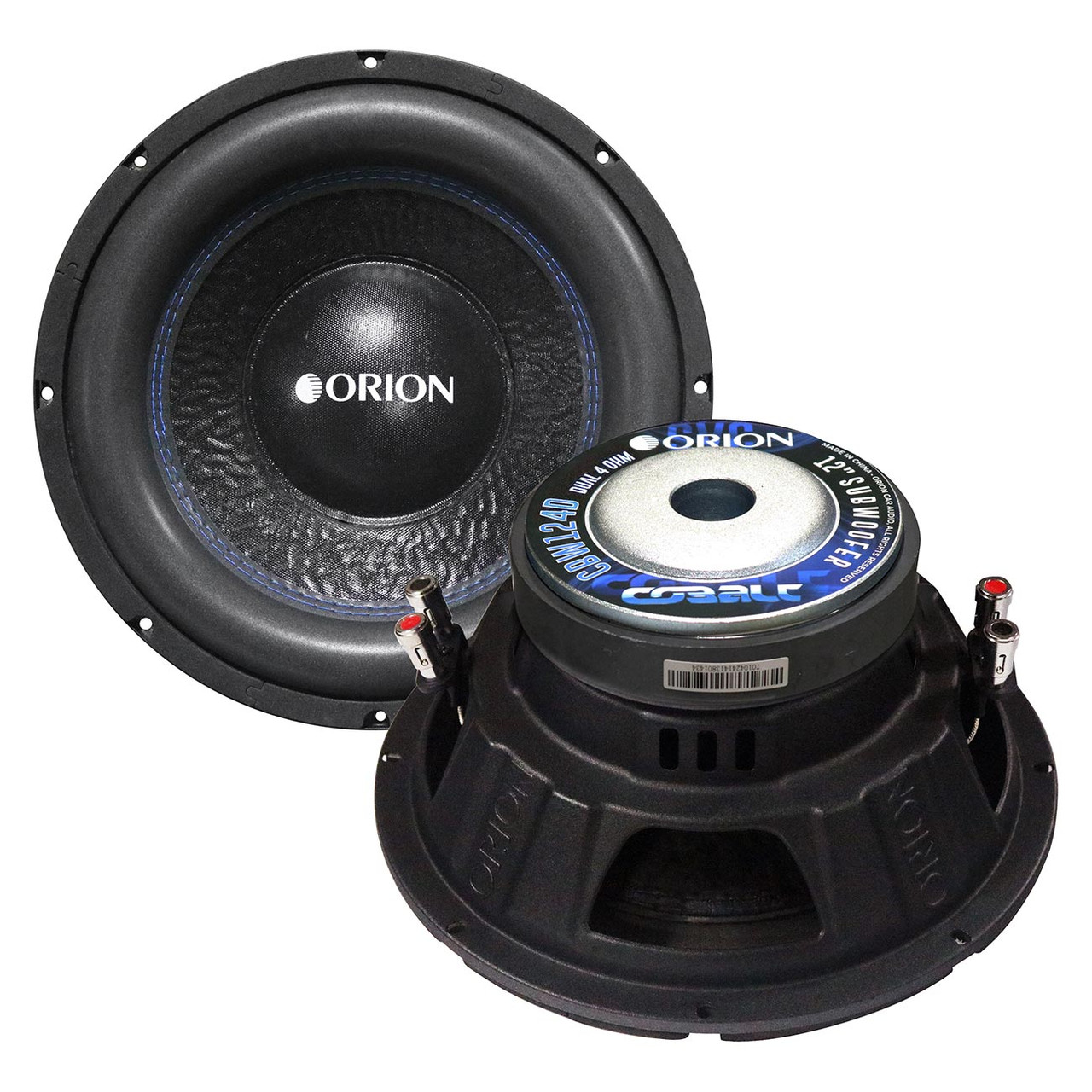 Orion Cobalt 12 Inch 1600W Max DVC 4 Ohm Subwoofer | CBW124D