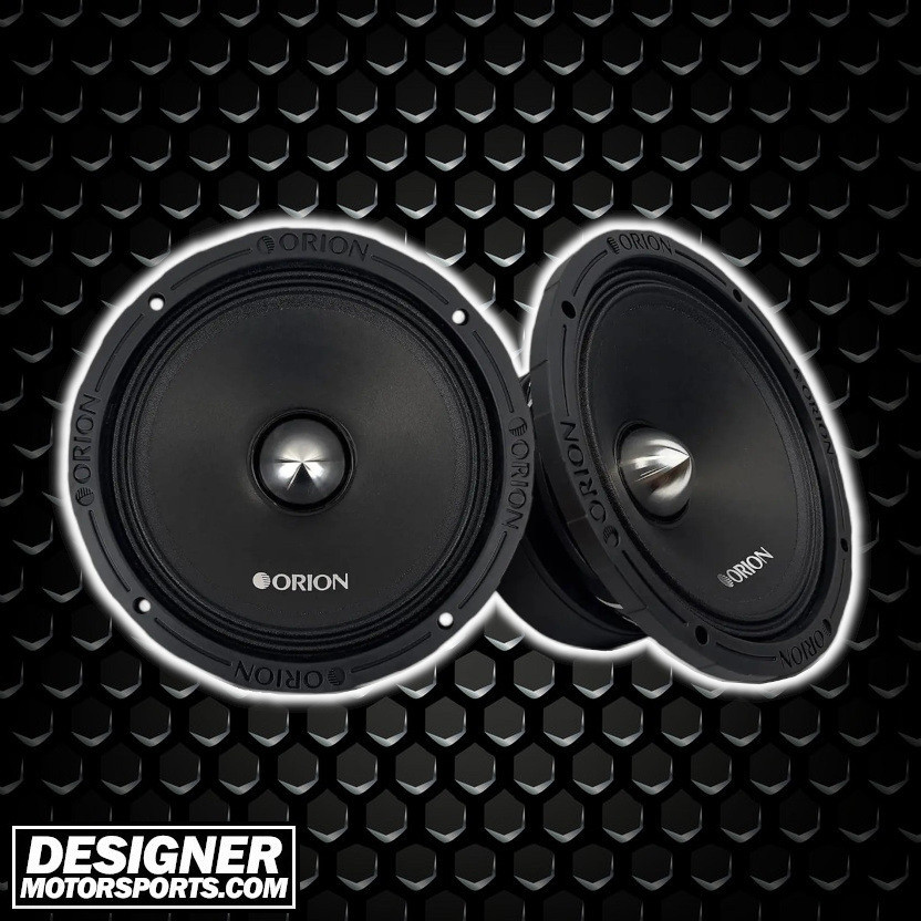 Orion XTR 8 Inch 1600W 4 Ohm Pro Midrange Speakers | XTX854 (Pair)