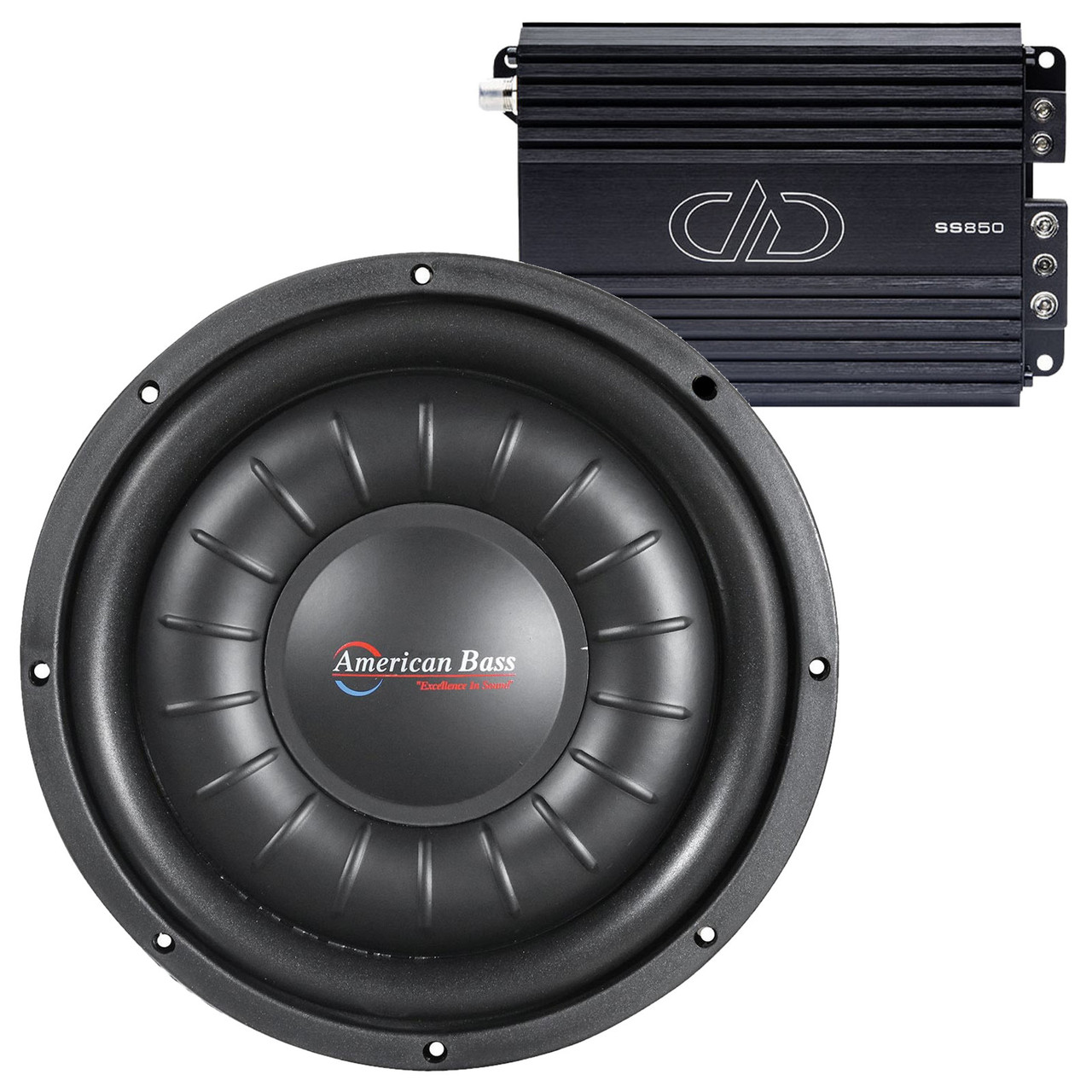American Bass HAWKSLIM-1222 Shallow Subwoofer DD Audio SS850