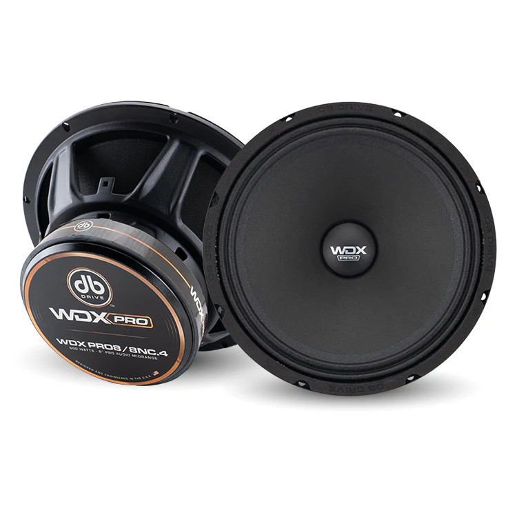 DB Drive WDX PRO8 8 Inch 500W 4 Ohm Mid-Bass Speakers | WDXPRO8
