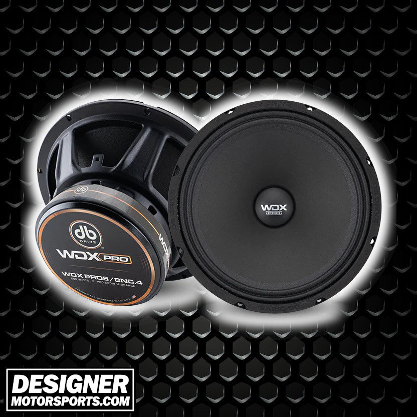 DB Drive WDX PRO8 8 Inch 500W 4 Ohm Mid-Bass Speakers | WDXPRO8