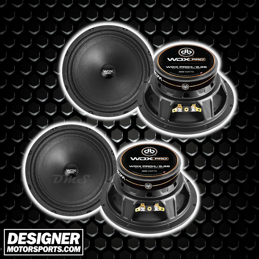 DB Drive WDX PRO4 6.5 Inch 300W 8 Ohm Midrange Speakers | WDXPRO4
