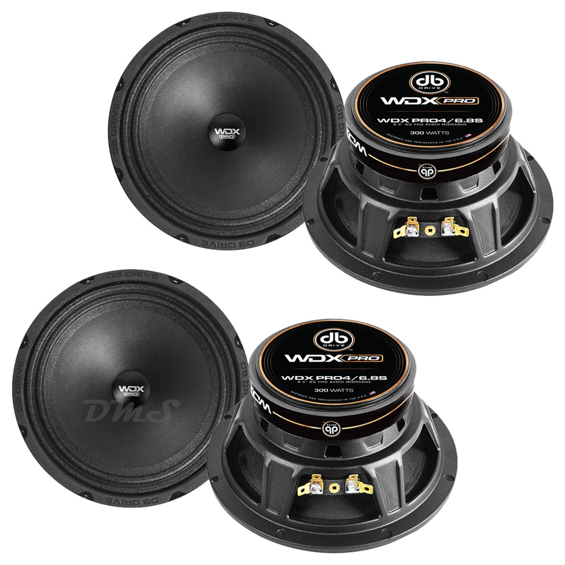 DB Drive WDX PRO4 6.5 Inch 300W 8 Ohm Midrange Speakers | WDXPRO4