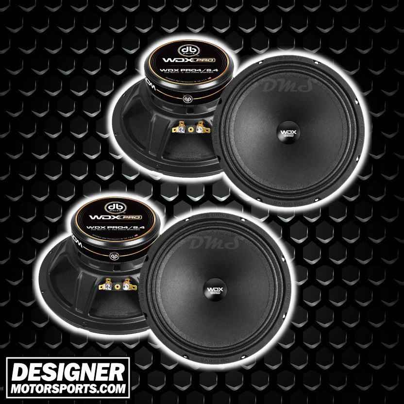 DB Drive WDX PRO4 8 Inch 350W 4 Ohm Midrange Speakers | WDXPRO4