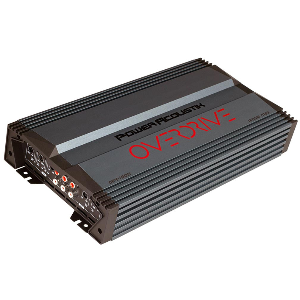 Power Acoustik Overdrive 1800W Max 4 Channel Full Range Amplifier