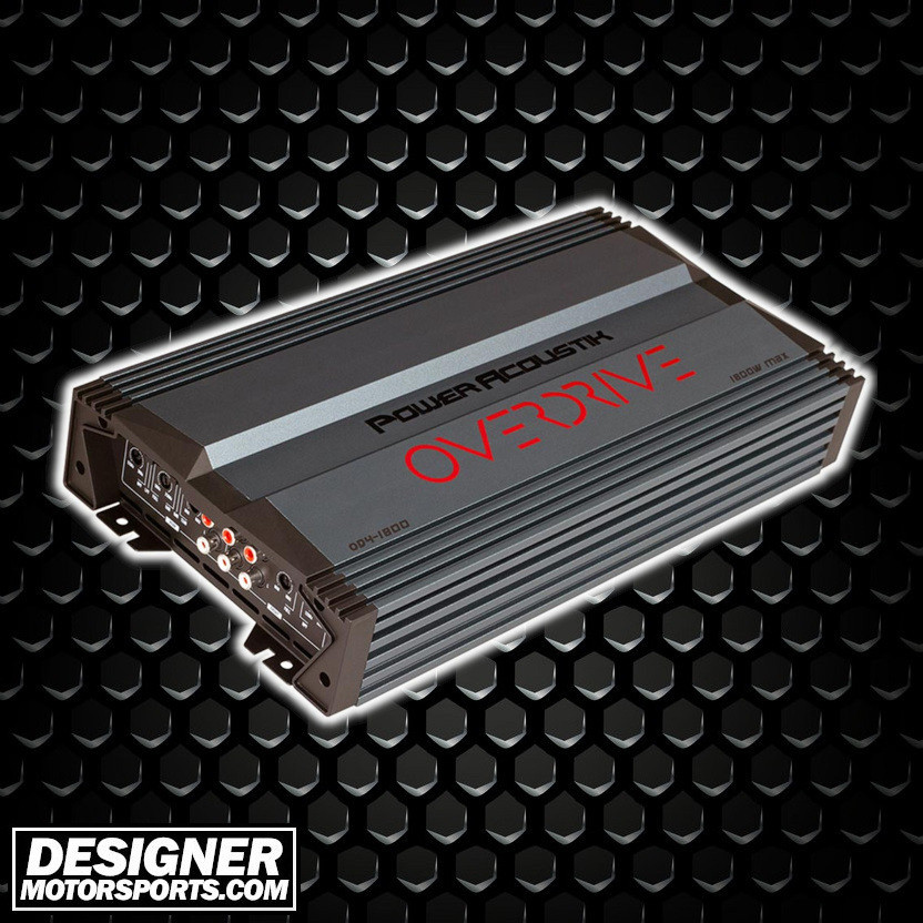 Power Acoustik Overdrive 1800W Max 4 Channel Full Range Amplifier