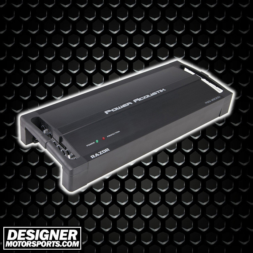 Power Acoustik Razor 2500W Max 5 Channel Full Range Amplifier