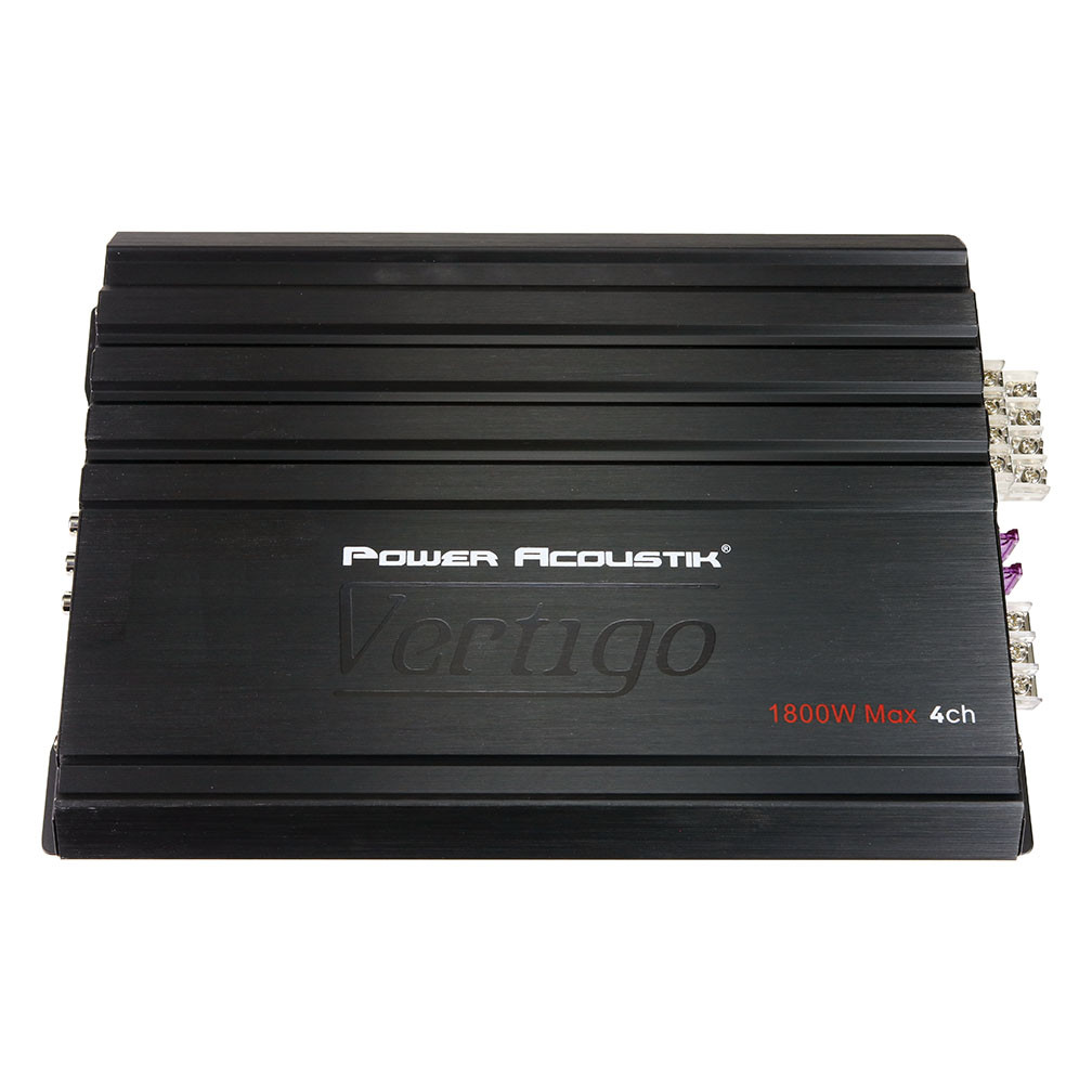Power Acoustik Vertigo 1800W Max 4 Channel Full Range Amplifier
