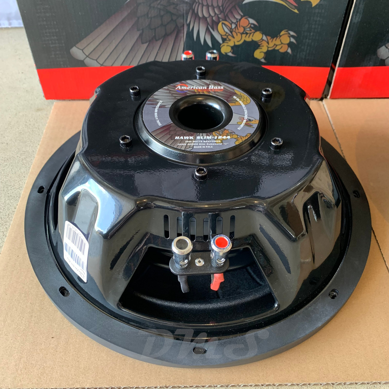 American Bass HAWK Slim 12 Inch 2000W DVC Ohm Shallow Subwoofer