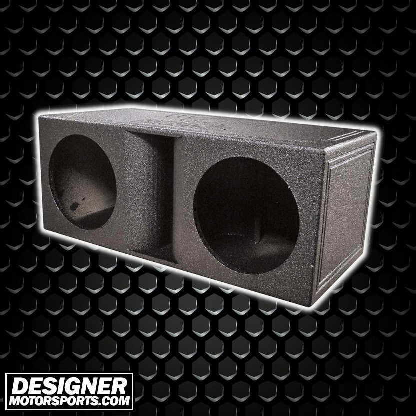 QBomb QBOMB12HP | Dual 12 Inch Kerf Ported Horn Vented Subwoofer Box