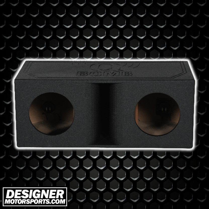 QBomb QBOMB10HP | Dual 10 Inch Kerf Ported Horn Vented Subwoofer Box
