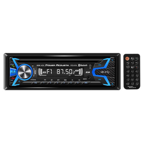 Power Acoustik PCD-51B | Single Din Multi-Media Head Unit Car Radio