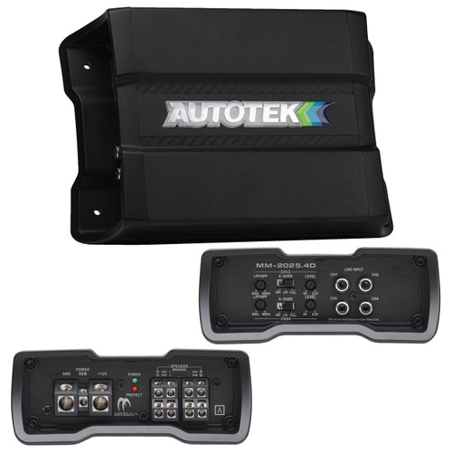 Autotek MM-2025.4D | Mean Machine 2000W Max 4 Channel Full Range Amplifier