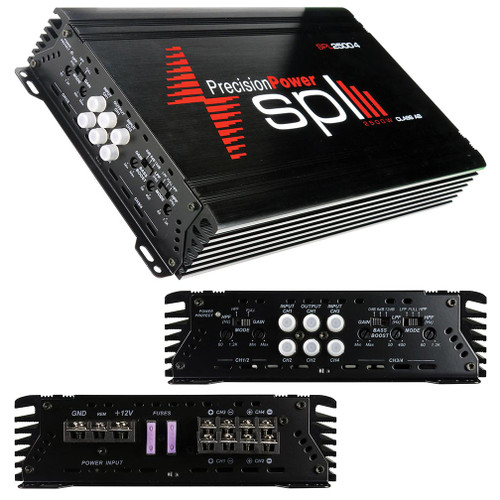 Precision Power SPL Audio SPL25004 | 2500W Max 4 Channel Full Range Amplifier