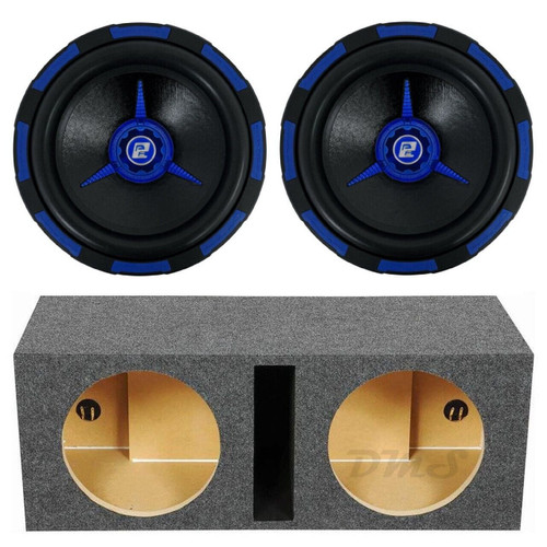 Power Acoustik MOFO-124X Package | 12 Inch 2700W Dual 4 Ohm