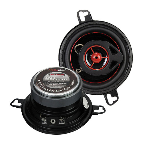 Audiopipe CSL-1302R | 3.5 Inch 90W 4 Ohm 2-Way Coaxial Speakers (Pair)