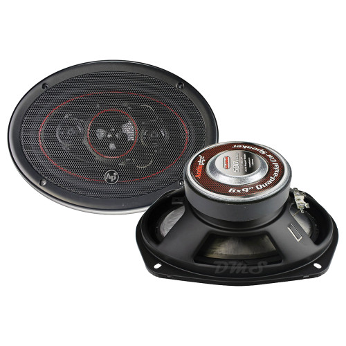 Audiopipe CSL-6924R | 6x9 Inch 500W 4 Ohm 4-Way Coaxial Speakers