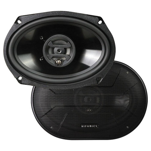 Hifonics Zeus ZS693 | 6x9 Inch 400W 4 Ohm 3-Way Coaxial Speakers (Pair)