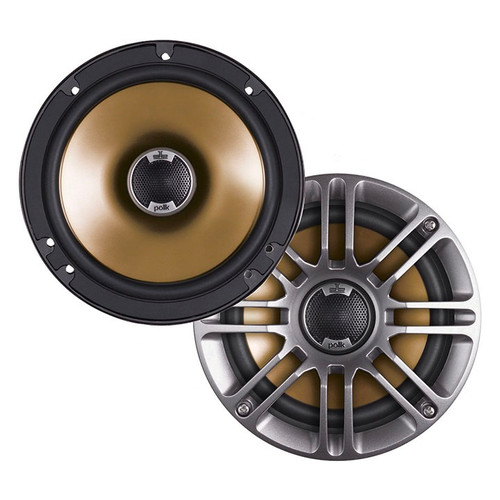 Polk DB651S | 6.5 Inch 180W 4 Ohm 2-Way Slim Coaxial Speakers (Pair)