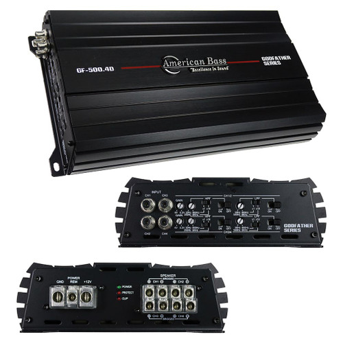 American Bass Godfather GF-500.4D | 1440W RMS 4 Channel Full Range Amplifier