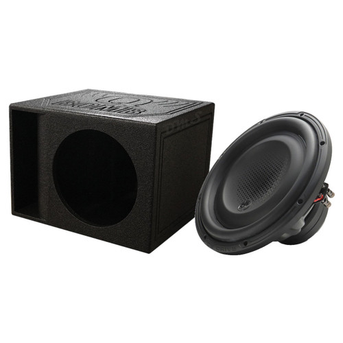 DB Drive DX Series 12 Package | 12 Inch 1200W D4 Ohm Subwoofer & QBomb Kerf Ported Box