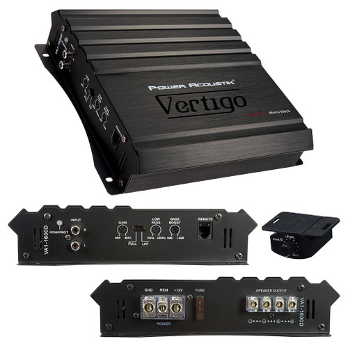 Power Acoustik Vertigo VA1-1600D