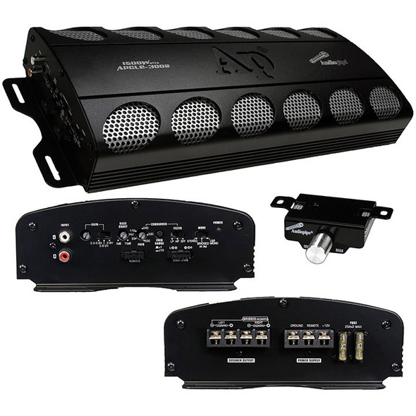 Audiopipe APCLE 1500W Max 2 Channel Full Range Amplifier | APCLE3002