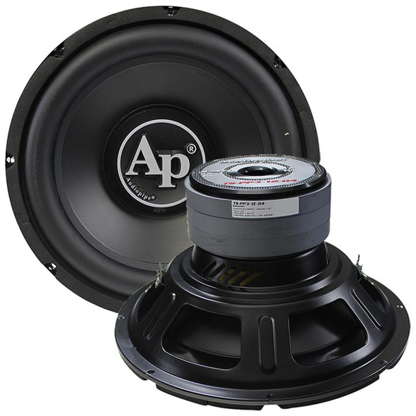 Audiopipe TS-PP2-15-D4 | 15 Inch 1500W DVC 4 Ohm Subwoofer