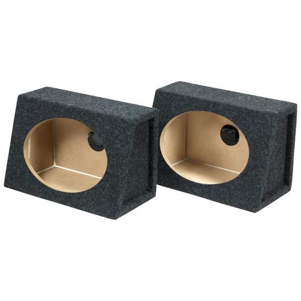 Atrend 6X9PR | 6x9 Inch Sealed Speaker Pod Wedge Boxes (Pair)