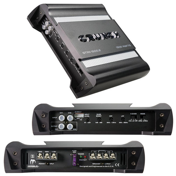 Crunch GTRII-1500.2 | 1500W Max 2 Channel Full Range Amplifier