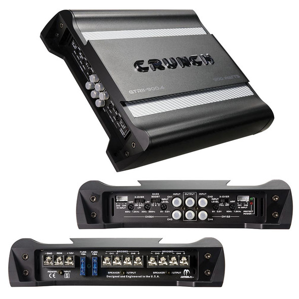 Crunch GTRII-900.4 | 900W Max 4 Channel Full Range Amplifier