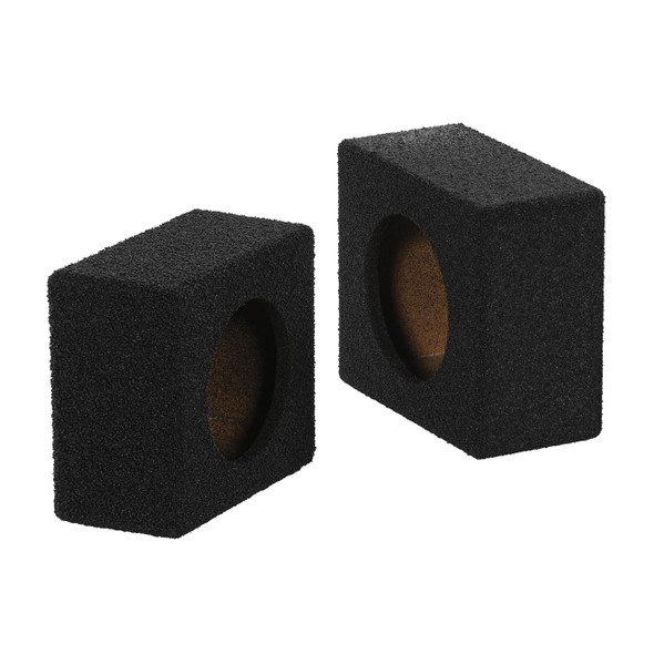 QBomb QBTW65 | 6.5 Inch Sealed Square Speaker Boxes (Pair)