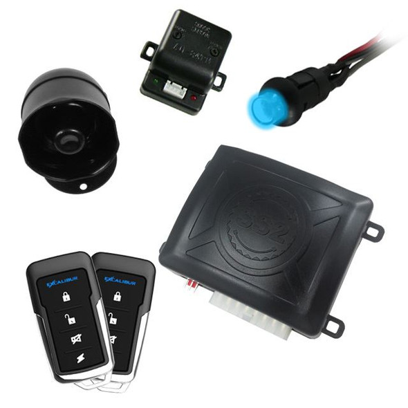Excalibur AL-560 | 1-Way Vehicle Keyless Entry Alarm System w/ (2) Remotes