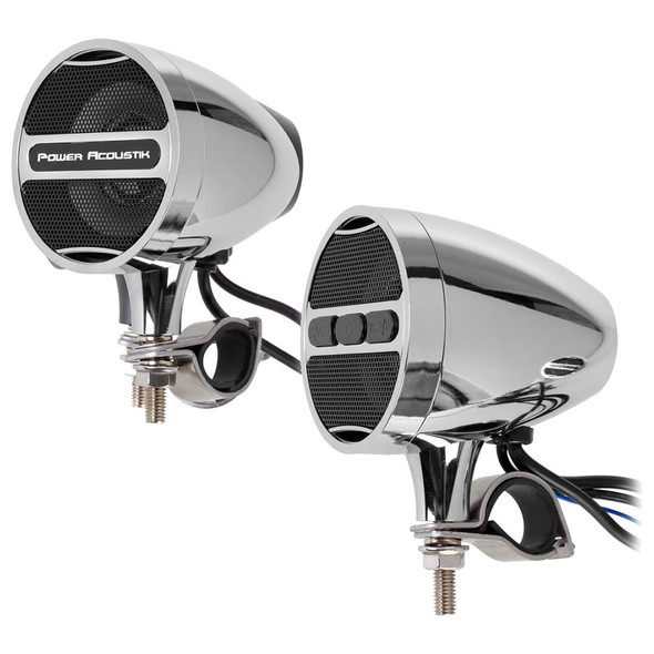 Power Acoustik MCS-22C | Dual 3 Inch Coaxial Bluetooth Powersports Speaker System