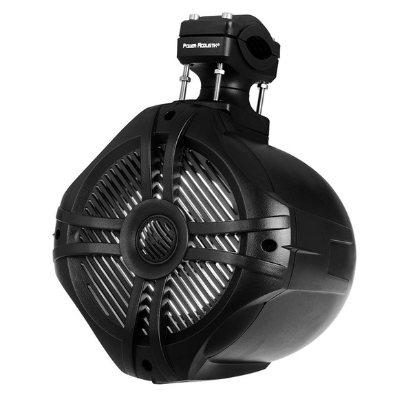 Power Acoustik MWT-80BL | 8 Inch 425W 2-Way Coaxial LED Marine Speakers | Black
